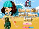 Cleo de Nile Shores dress up game.
