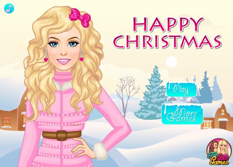 Happy Christmas dress up game
