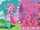 Choose a new dress for Pinkie Pie in this mlp game.