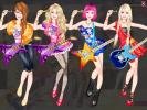 Barbie the Rock Star dress up game.