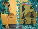 Choose a new dress for Cleo De Nile From Monster High.