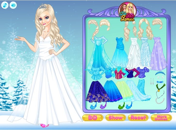 elsa barbie games