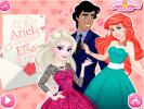 Elsa and Ariel Love Rivals game.