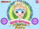 Baby Barbie Frozen Face Painting game.