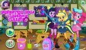 Equestria Girls Classroom Cleaning game.