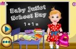 Baby Juliet school day.