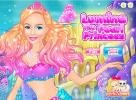 Barbie - Lumina mermaid dress up game.