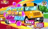 School Bus Car Wash game.