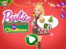 Barbie Coming Home for Christmas dress up game.