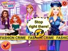 Barbie in police fashion game.