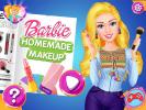 Barbie homemade make up game.