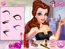 Help princess Belle to choose a make-up.