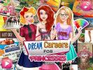Dream Careers for Princesses dress up game.