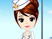 Cute stewardess