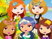 Five princesses in the garden game