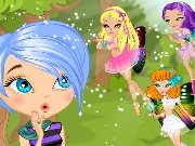 Girl and fairies