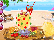 Make up a fruit cocktail game