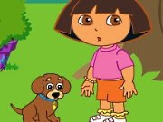 Game Train the puppy with Dora