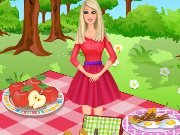 Barbie picnic decoration game