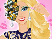 Game Barbie's Glam Ball Makeup