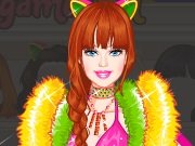 Game Barbie the catwoman Dress Up