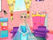Elsa room decoration game