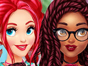 Moana & Ariel Travel in Style game