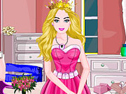 Princess Barbie New Year Clean Up game