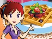Sara cooking French waffles game