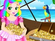 Princess Juliet looking for treasures game