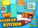 Clean up kitchen - start game.
