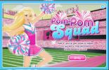 Barbie cheerleader Pom-Pom squad game.