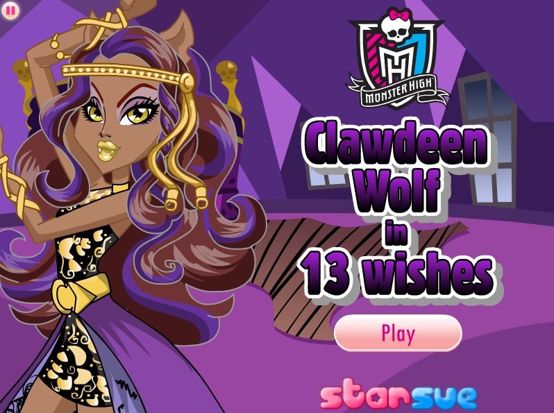 monster high games 13 wishes