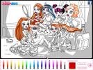 Monster high coloring game.