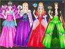 Barbie princess free dress up game.