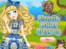 Blondie lockes dress up game.