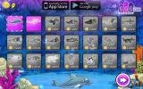 Earn coins and buy new outfits for your dolphin.