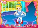 Happy Cinderella dancing.
