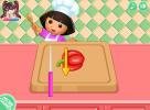 Dora cook pizza game.