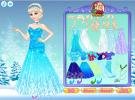 Blue dress for Princess Elsa.