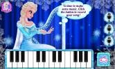 Elsa make music.