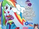 Pony Rainbow dressup game