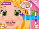 Help Rapunzel to cure teeth.