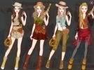 4 possible outfit for Barbie.