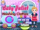 Baby Juliet Washing Clothes game.
