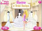 Barbie at Bridal salon game.