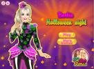 Barbie Halloween Night dress up game.