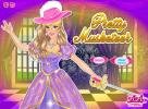 Barbie pretty musketeer dress up game.