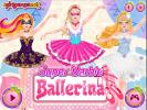 Super Barbie Ballerina dress up game.