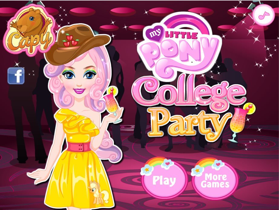 My little pony style dress up game